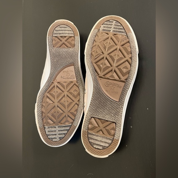 Converse Pink and White Canvas Sneakers - Picture 2 of 3